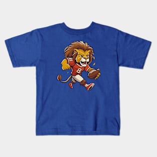 Lions Touchdown American Football Kids T-Shirt